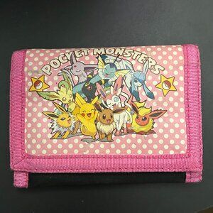 Pokemon Pocket Monsters Compact Wallet Pikachu & Eevee Friends 2013